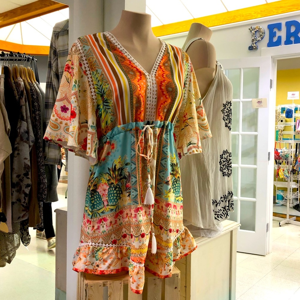 California Moonrise colourful top.